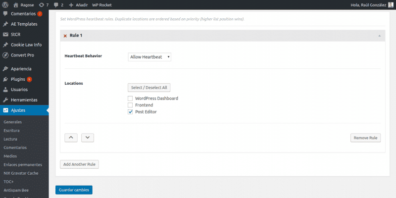 mejorar velocidad pagina wordpress