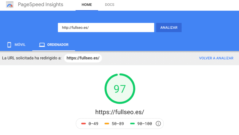 pagespeed fullseo