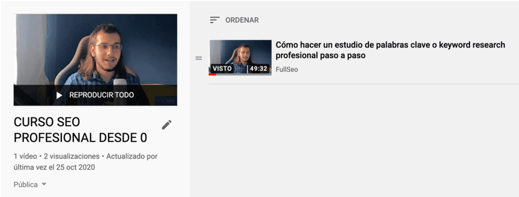 sèrie de youtube