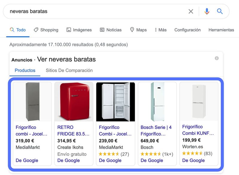 Rich Snippets de productos