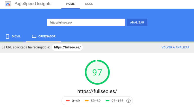 pagespeed fullseo